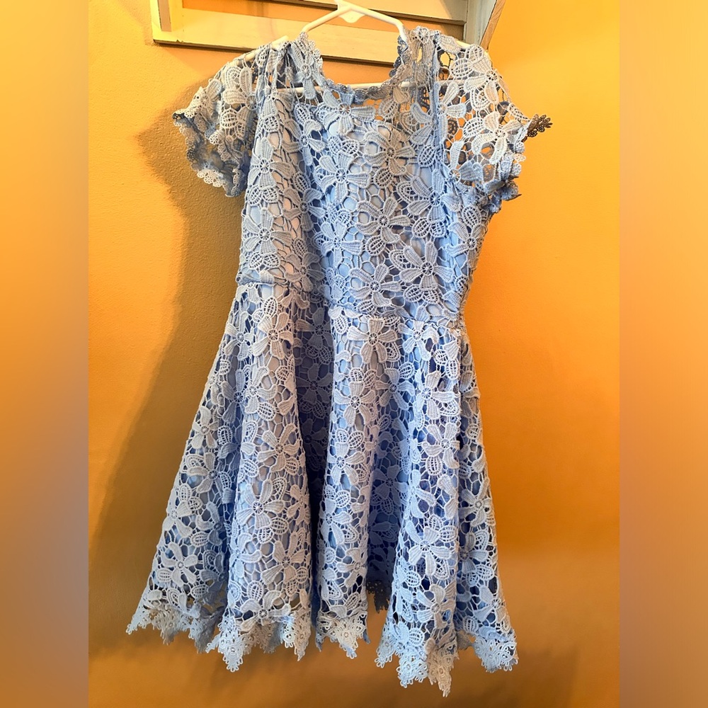 Rare Editions blue dress size 10